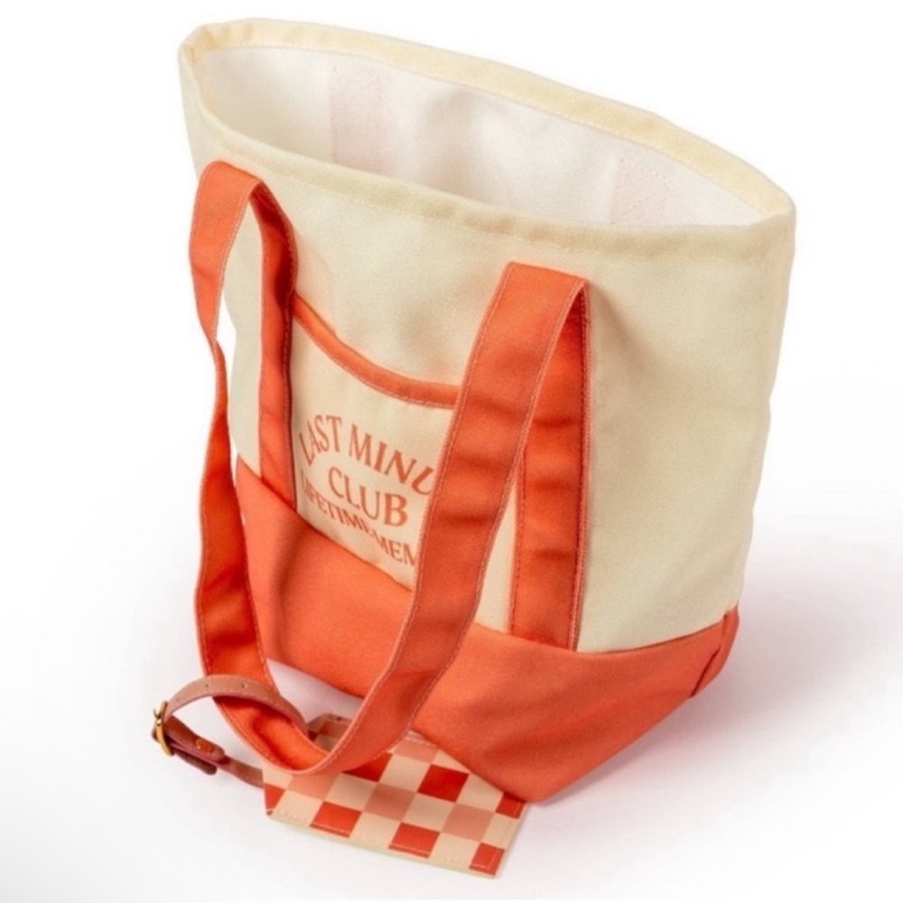 New Target Bullseye Playground Adorable Canvas Bag "Last Minute Club" - Picture 2 of 5